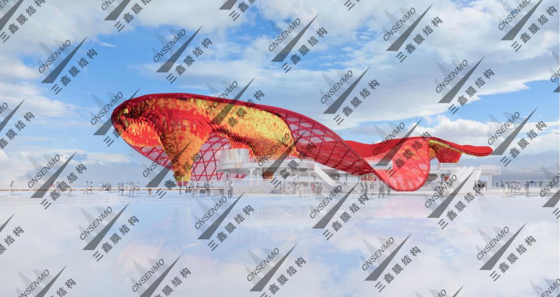 青海茶卡鹽湖風(fēng)景區(qū)膜結(jié)構(gòu)